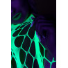 Ouch! Glow Combinaison Filet et Dos nu Vert Fluo